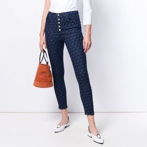 J Brand Lillie high rise crop skinny eco wash jean